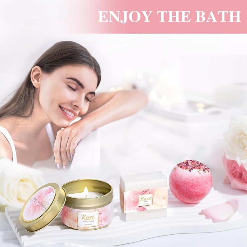 LUCOTIYA Rose Spa Gift Set - Image 5